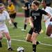 Huron Casie Ammerman controls the ball in the game against Skyline on Thursday, May 30. Daniel Brenner I AnnArbor.com